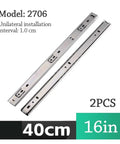 Two Pack Smooth Glide Bearing Drawer Slides 10mm Wide Hardware Kit For Cabinets And Drawers Easy Install Quiet Friction Reducing Rails