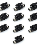 Pack of 10 8mm Push To Connect Ball Valve Union For Pneumatic Systems And Air Hose Fittings Quick Connect Flow Control Valves