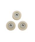 Three Piece 38.5x11mm Spiral Bevel Gear Set For 36 Tooth E Bike Hub Motors, Replacement Planetary Gears For Bafang Compatible Electric Bike Gearbox Repair Parts, Ready Spare Kit For DIY Maintenance