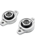Sturdy 17mm Pillow Block Bearing Unit With Zinc Alloy Housing For Light Duty Use Easy Bolt On Mounting Into Equipment Frames Pre Lubricated Insert Cuts Down Maintenance Includes 2 Pieces For Ease Add Stability No Fuss Get Job Done, pair view