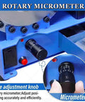 Heavy Duty Electric Hydraulic Hose Crimper With Eight Piece Full Die Set For Repairing 6-25 Mm Inner Diameter Fittings dial for precise adjustments.