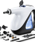 Handheld Steam Cleaner Instant Heat Up 3 Seconds For Homes Quick No Wait with various nozzles and 10ft cord for deep cleaning.