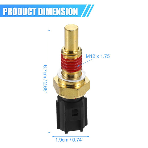Top Tier Cylinder Head Temperature Sensor 8L3Z6G004A Slick Swap For Ford Crown Victoria image showing product dimensions and details.