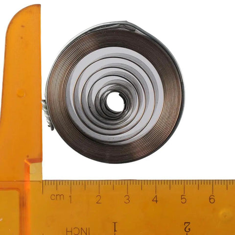 Copper Clock Spring Replacement For Wall Clocks Durable Main Movement Spring Anti Corrosion 4.9 cm Diameter