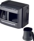 Kickstart Your Daily Routine With This Nifty Double Cup Coffee Maker That Uses Gentle Steam To Whip Up Bold Espresso Smooth Lattes...
