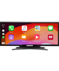 Front view of IntelliDash Pro X10 10 Inch Wireless CarPlay And Android Auto Display showing multi-app dashboard.