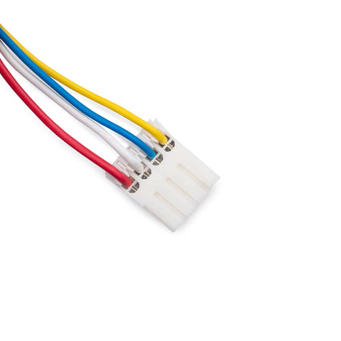 4-wire connector from Top Load Washer Lid Lock Replacement Kit Fits Maytag Centennial Kenmore Whirlpool Cabrio Includes 4 Wire Switch Door Strike Bezels and Easy Install Instructions