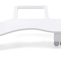 Slim Modern Bidet Toilet Attachment With Dual Self Cleaning Nozzles, Fresh Water Sprayer, Adjustable Water Pressure, Non Electric, Quick DIY Install in 15 Minutes, Black Finish.