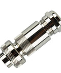 Single All-Metal Female Proportional Valve Connector 7-Pin IP67 CE RoHS Compliant with heavy-duty, rugged metal housing.