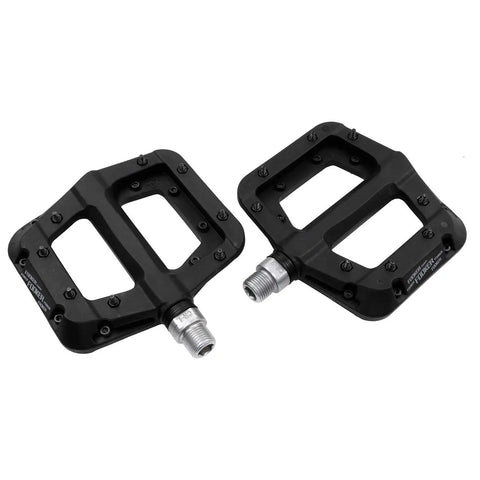 MTB Pedals Built For Action Non Slip Platform Pedals 9/16 Inch For BMX And Mountain Bikes Lightweight Nylon Fiber With CrMo Spindle Durable 3
