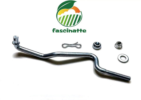 Front Draft Arm Kit For Mower Deck Lift Linkage Beefed Up Heavy Duty Replacement With Easy Install For Quick Fix Compatible With John Deere 102 115 125 155C D155 E180 L100 L110 L120 L130 LA135 LA175 L2548 G110 X105 X166, with pin and hardware