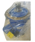 Heavy Duty Speed Reducer For Motors CVVX 6135 17 Industrial Gearbox in protective wrapping, showing blue and silver components.