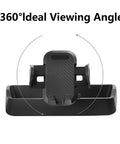 Upgrade Rugged Dashboard Cell Phone Holder For Jeep Wrangler TJ 1997 2006 showing 360° rotation feature for smartphones.