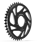 42T Chainring With 16 Point Five Mm Offset For BAFANG Mid Drive Kits BBS02B BBS01B in durable aluminum, side view
