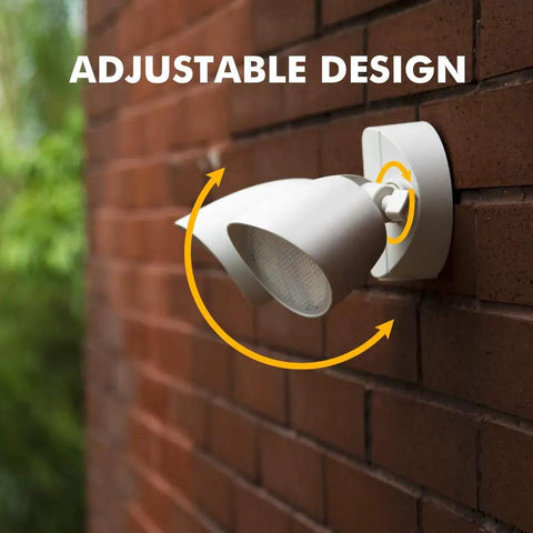 Built Street Tough Dual Led Floodlight Knocking Out Dark Spots With 3500 Lumens And Rock Solid 32 Watt Power Boasting Fully Swivel Double Heads And Heavy Duty Metal Housing For Patio Yard