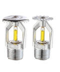 Ace Five Pack Fire Sprinkler Heads With Up And Down Spray Pattern For Hassle Free Ceiling Install DN15 79C Activation showing two head designs