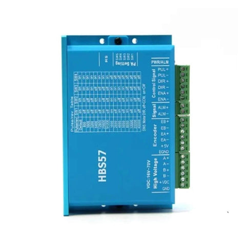 Nema24 Stepper Servo Closed Loop Motor Drive Kit 4Nm Torque And 1000 Line Encoder Heavy Duty High Precision Controller shown vertically