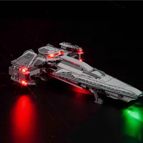 LED Lighting Kit For 75383 Airship Model USB Powered Plug In Light Set With ABS Copper Construction illuminated model