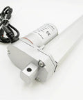 Heavy Duty Electric Linear Actuator 12V 24V DC Motor With 750mm Stroke Smooth Operator Gearbox side view with cable.