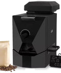 Kick Start Your Morning Vibe With This Electric Home Coffee Roaster featuring a sleek black design, 350g capacity, and manual settings.