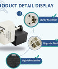 New Upgraded Start Relay And Capacitor W10613606 For Whirlpool Kenmore KitchenAid Refrigerators detail display with protective design