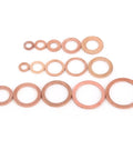 Really Legit 150 Piece Metric Copper Flat Washers Assortment Kit With Storage Box High Electrical Conductivity Grounding Busbars For Mechanic Trades And Electronics Projects Solid Metal Gasket Bundle Deal, assorted copper flat washers