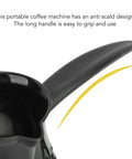 All In One 600ml Even Heating Coffee Pot And Tea Kettle With Dual Overheat Protection And Removable Anti Scald Handle, close-up view