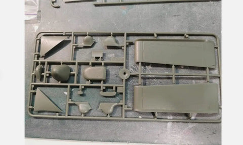 Sprue with parts of One Seventy Two Scale E7A Wedgetail Airborne Radar Aircraft Model Kit In Plastic Unpainted And Unassembled