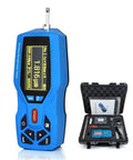 Straight Up Precision Handheld Digital Surface Roughness Tester And Portable Profilometer with OLED display, blue color, in carrying case.