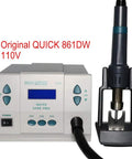 861DW 1000W Hot Air Rework Station With 3 Nozzles, Digital Display And Auto Sleep, Fast Desoldering Heat Gun For Phone PCB Chip Repair