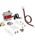 Top Shelf SCS2332 7.4V Serial Bus Servo Kit With Real All Metal Gears and accessories including connectors and gears.
