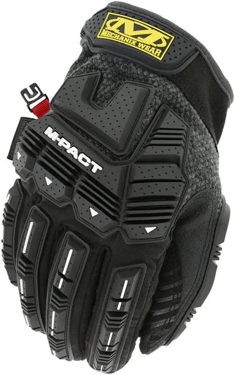 Black and grey Winter Ready Insulated Work Gloves with Impact Protection featuring TPR exoskeleton and D3O palm padding.