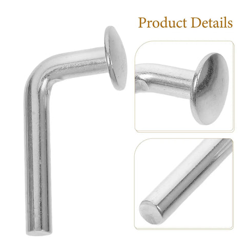 Heavy Duty Galvanized M5 Pallet Rack Pins And Safety Bolts For Warehouse Shelving Units, Durable Drop Pins With Wear-Resistant Edges close-up