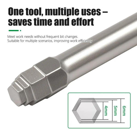Versatile 6Pcs Pagoda Screwdriver Bits Set With Magnetic Hex Shank And Step Design For Electric Drills Includes Multiple Size Options To Tame Any Tough Job Without Swapping Bits All The Time. 4-6mm S2 steel stepped bit