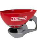 Hand Crank Turf Spreader With Thumb Control Gate, 1.6-Liter Red Poly Hopper Scoop, No-Fuss Fill With One-Hand Operation