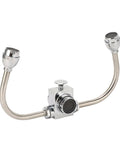 Eye Wash Station Faucet Mounted Eyewash Unit With Double Nozzle For Industrial Sinks Built Tough In PP And 304 Stainless Steel
