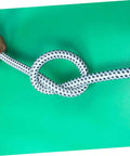 Person holding Heavy Duty Garment Steamer Hose Replacement For High Temperature Flexible Tube against a green background.