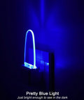 4 Pack Plug In Blue LED Night Lights With Dusk To Dawn Sensor Auto On When It Is Dark And Off At Daybreak Soft Sleep Friendly Glow