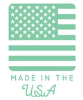 Illustration of an American flag with text "Made in the USA" for Beefy Replacement Helical Drive Gear For Profile Opal Nugget Ice Maker 1.0 And 2.0