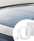 Transparent Sunroof Seal Tape For Leak Proof DIY Fix, Weatherproof Dustproof Adhesive Seal Strip For Panoramic Roofs 30x4cm