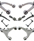 Front Control Arm Ball Joint Sway Bar Link Tie Rod Steering Suspension Kit 10 Pieces For Cadillac Sts 2005 To 2011 V6 36 Liter Awd