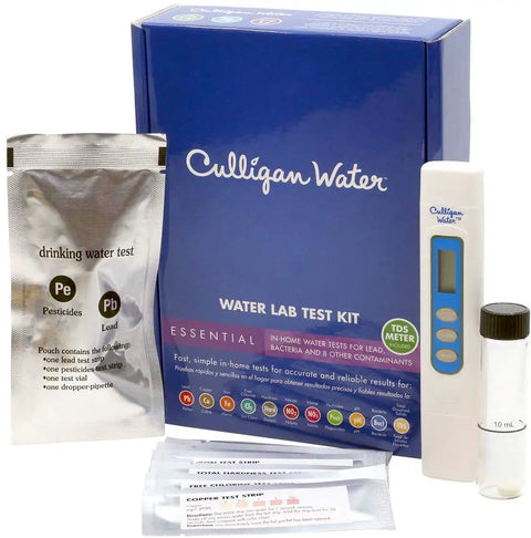 Comprehensive Home Water Test Kit For Lead Bacteria Nitrates Ph Hardness Chlorine Copper Iron And More With Digital Tds Meter includes test strips.