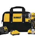 Xtreme 12V Drill Driver Kit With Three Eighths Inch Chuck, Cordless Power Tool, bag, charger, batteries in multi color finish