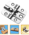 LIFKOME 2-pack zinc alloy cabinet door hinge with 180-degree adjustable torque