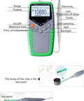 Handheld Gauss Tesla Meter Pro Grade 0 To 2400 Milli Tesla Range 24000 Gauss Magnetic Field Tester with Probe and LCD Display