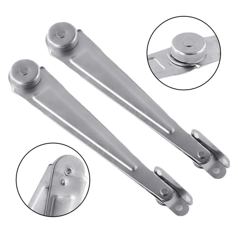Rotating Concealed Cabinet Hinges Two Pack, Smooth Lift And Close Door Fittings, Tough Furniture Hardware, silver iron material