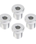Set Of 4 M10 Rear Derailleur Hanger Bolts For Bikes Aluminum Alloy Lightweight And Durable Perfect For Accessory Mounting Chain Tensioners