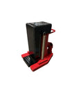 Heavy Duty Hydraulic Toe Jack Delivering Solid 30 Ton Top Lift And 15 Ton Toe Capacity With Easy Rotating 180 Degree Handle, compact design.
