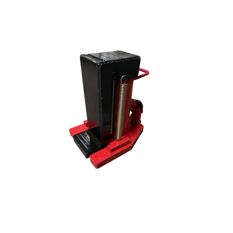 Heavy Duty Hydraulic Toe Jack Delivering Solid 30 Ton Top Lift And 15 Ton Toe Capacity With Easy Rotating 180 Degree Handle, compact design.