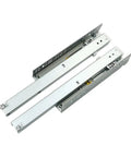 Three Section Soft Close Undermount Drawer Slides Heavy Duty Full Extension Soft Shut Cabinet Glides with metal tracks.